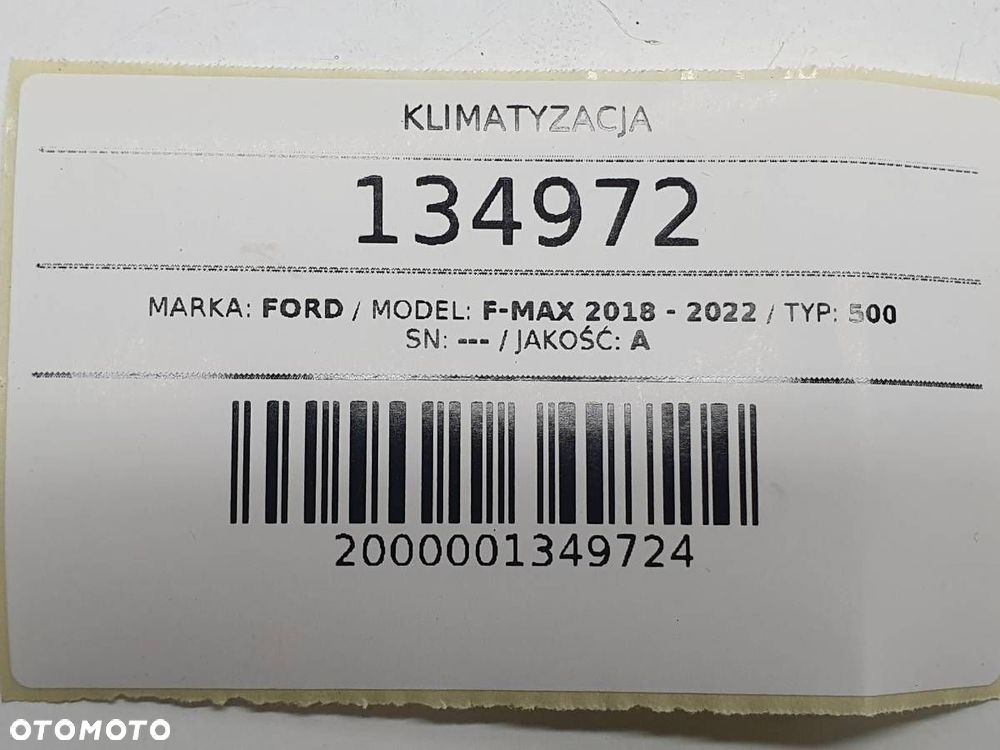 KLIMATYZACJA POSTOJOWA DOMETIC RT780 0 FORD F-MAX 500 EURO 6 KOMPLETNA - 12