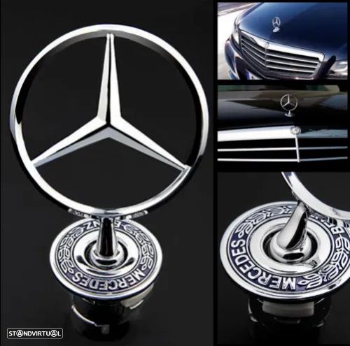 Emblema estrela capo Mercedes w204 w205 w203 w211 w212 w213 w210 w124 w126 w140 w168 w169 w176 w190 w202 w221 w222 - 4