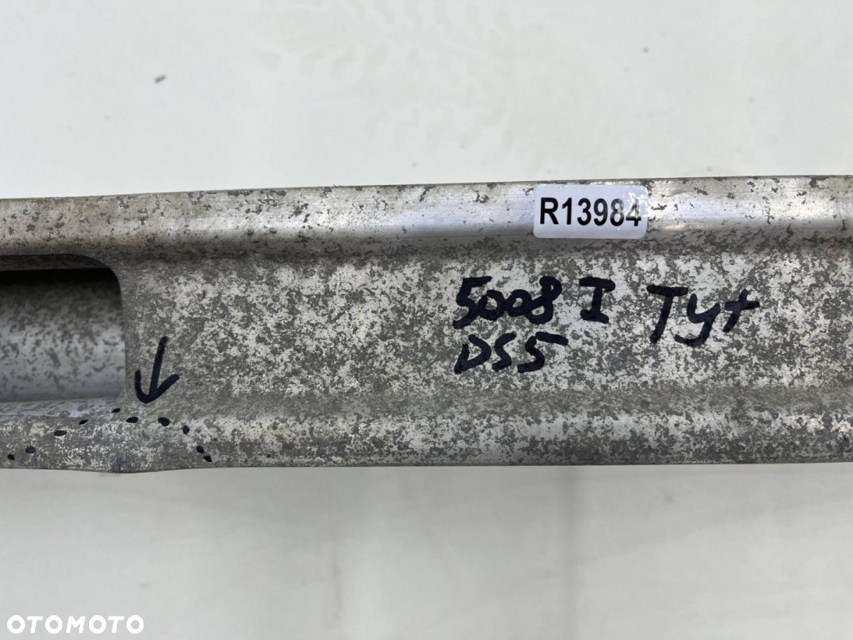 Belka zderzaka Peugeot 5008 I 09-17r. Citroen DS5 tylne wzmocnienie pasa 9681099980 9652943580 - 16