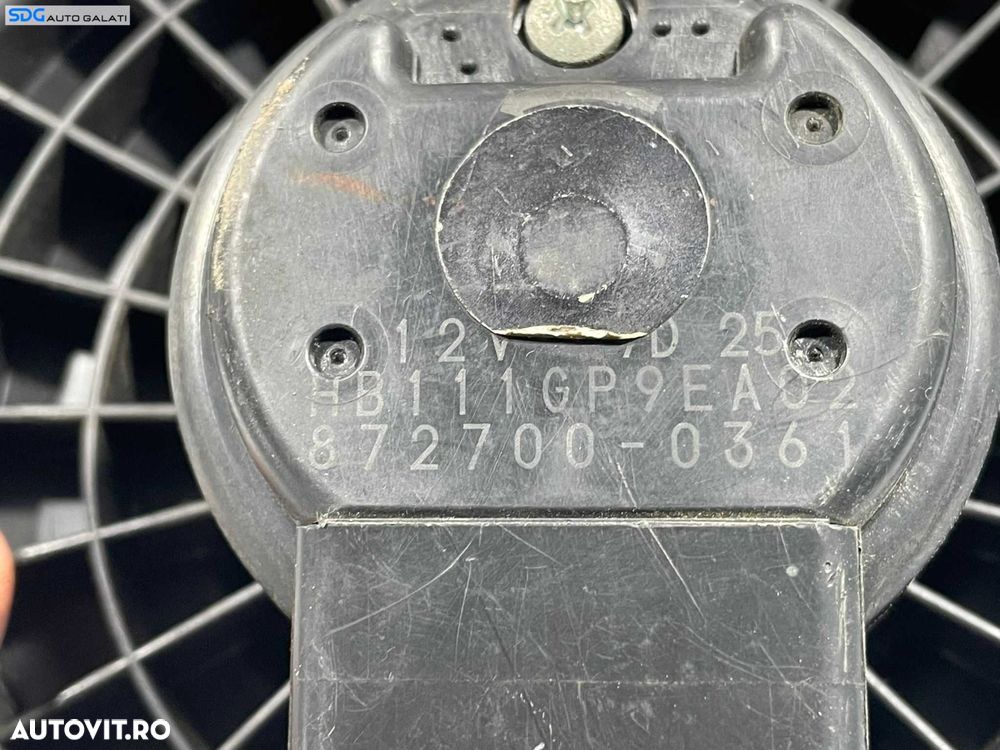 Motoras Ventilator Aeroterma Habitaclu Mazda 6 2002 - 2008 Cod 872700-0361 [L4330] - 3