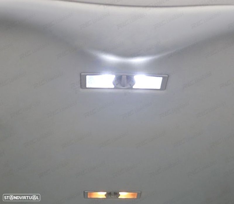 KIT COMPLETO DE 13 LAMPADAS LED INTERIOR PARA VOLKSWAGEN VW TOURAN 1T3 11-15 - 4