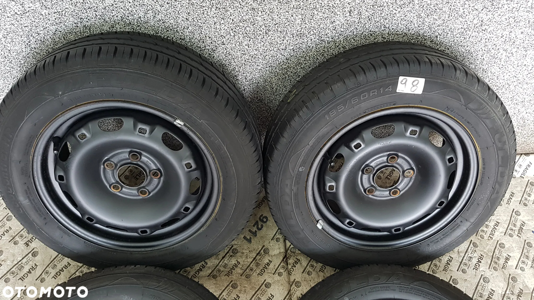 KOŁA WV POLO SEAT IBIZA SKODA FABIA  5X100  185/60R14 6,5JX14 ET43 - 4