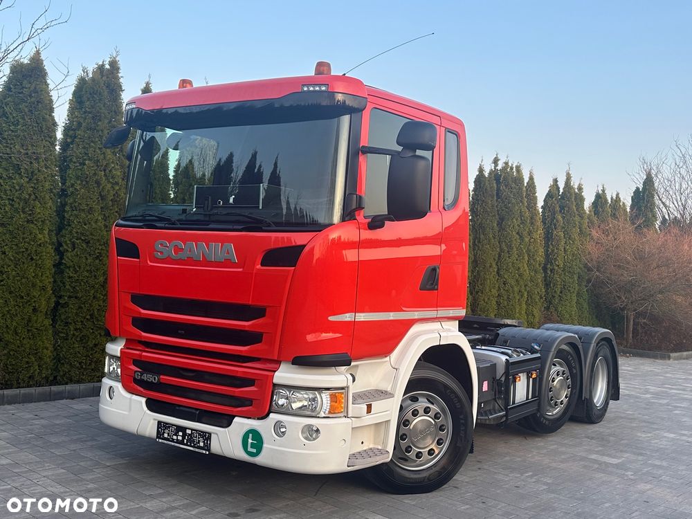 Scania / G450 / 6X2 / PUSHER / Oś-Skrętna-Podnoszona / - 4