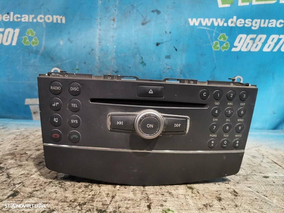 SISTEMA DE ÁUDIO RÁDIO CD MERCEDES-BENZ CLASE C BM 204 BERLINA - 1