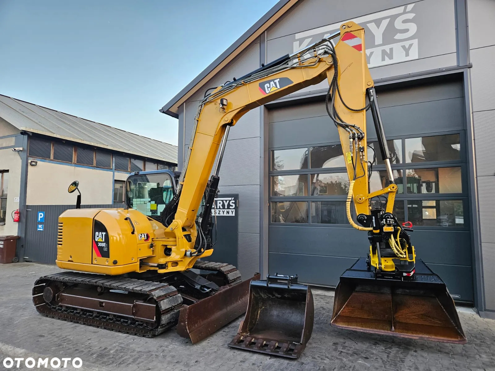 Caterpillar MINIKOPARKA CAT CATERPILLAR 308E2 CR 308 E2 307 309 2013R. ROTOTILT - 3