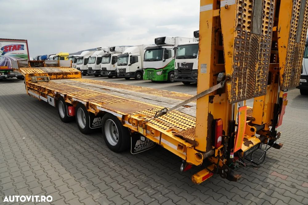 Castera REMORCA AUTO AMC CASTERA / ÎNCĂRCĂTOR JOS / 13,1 M / GAMĂ HIDRAULICĂ / AXĂ DE DIRECȚIE / TROLIU - 13