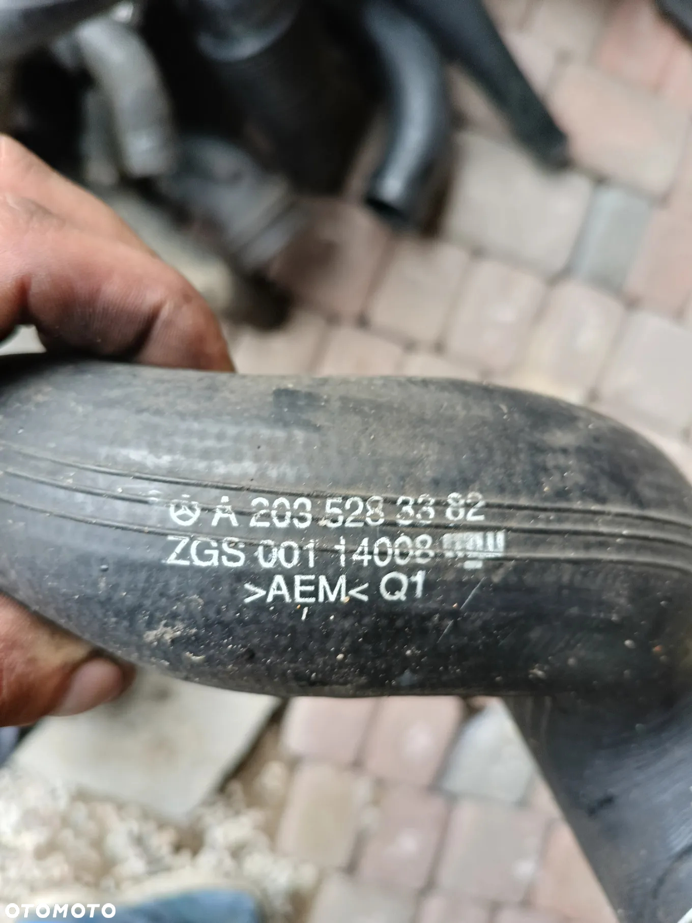 Mercedes W203 W209 2.2 CDI PRZEWÓD INTERCOOLERA A2035283382 - 2