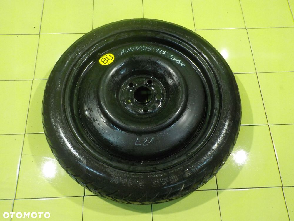TOYOTA AVENSIS T25 kolo dojazdowe 125/70/17 5x100 - 1