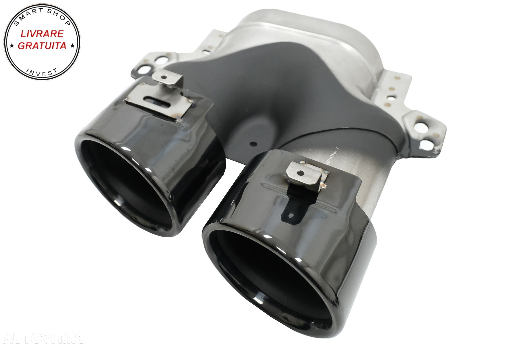 Difuzor Bara Spate Evacuare Dubla si Tobe Ornament Mercedes C-Class C205 A205 Coup- livrare gratuita - 14