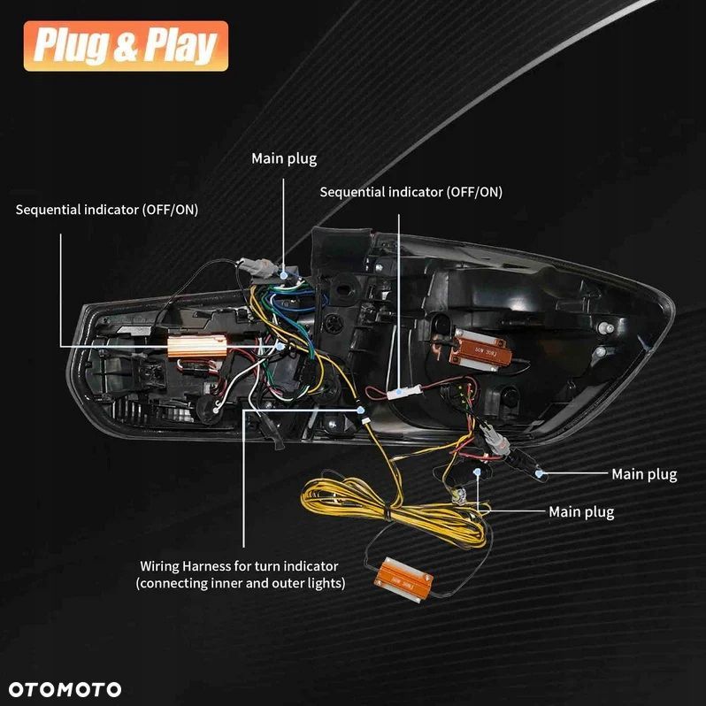 lampy tyl kpl full led neon diodowe tuning lift look bmw 3 f31 turing 12-20 - 14