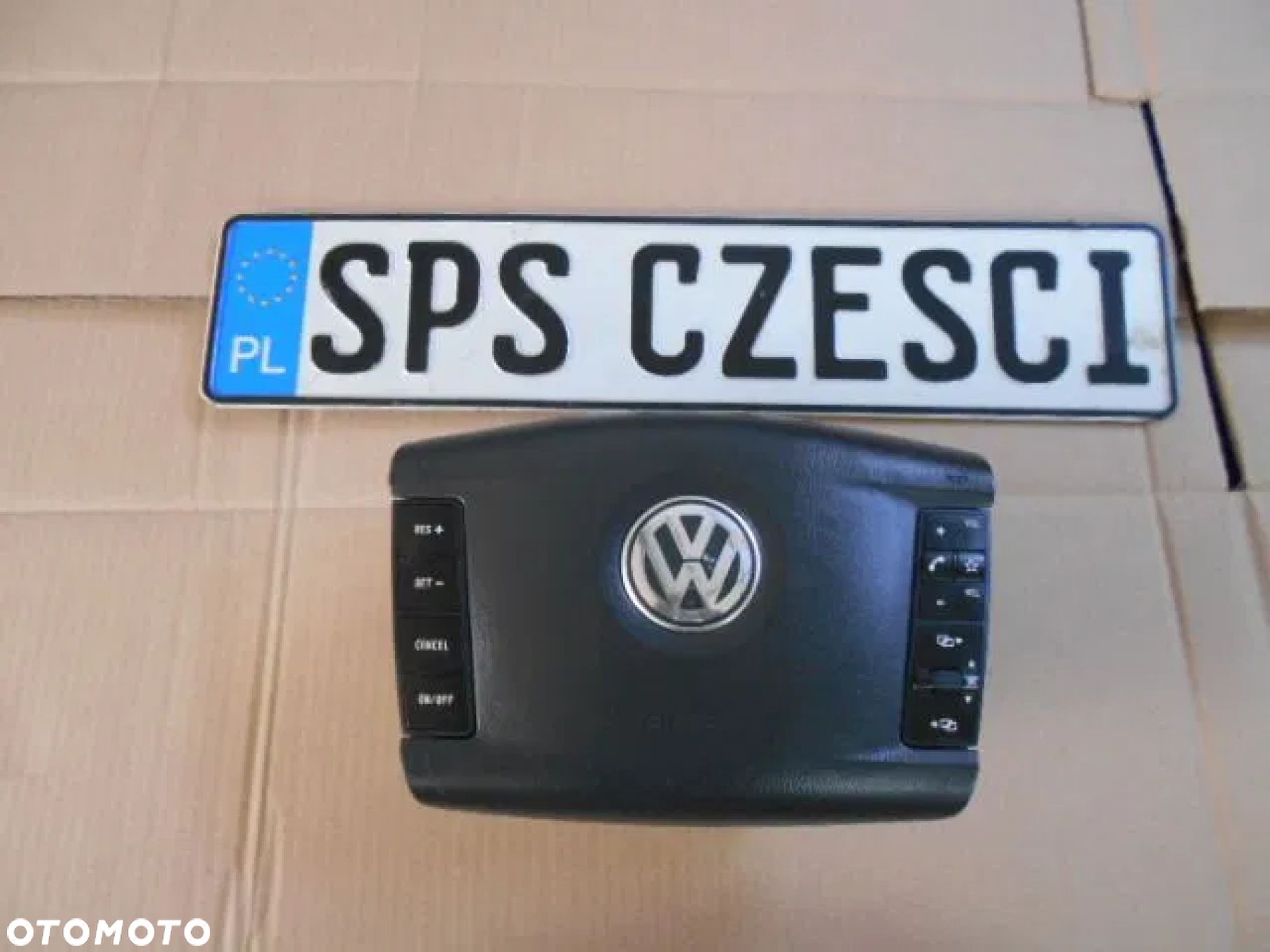 VW TOUAREG 7l6 PODUSZKA KIEROWCY STEROWNIKI - 1