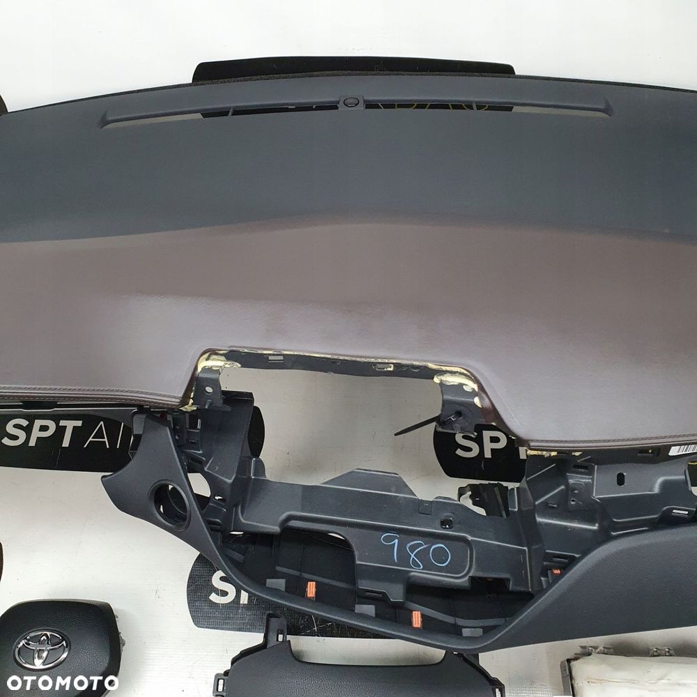 TOYOTA C-HR CHR DESKA ROZDZIELCZA KONSOLA KOKPIT PULPIT PODUSZKI AIRBAG AIR BAG PASY KIT SET - 3