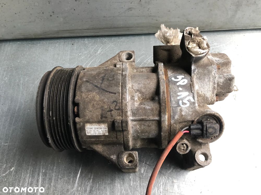 SP-15. Kompresor Sprężarka Klimatyzacji 6PK 447260-2334 Toyota Yaris Auris I Corolla E15 1.4 D4D Wysyłka - 1
