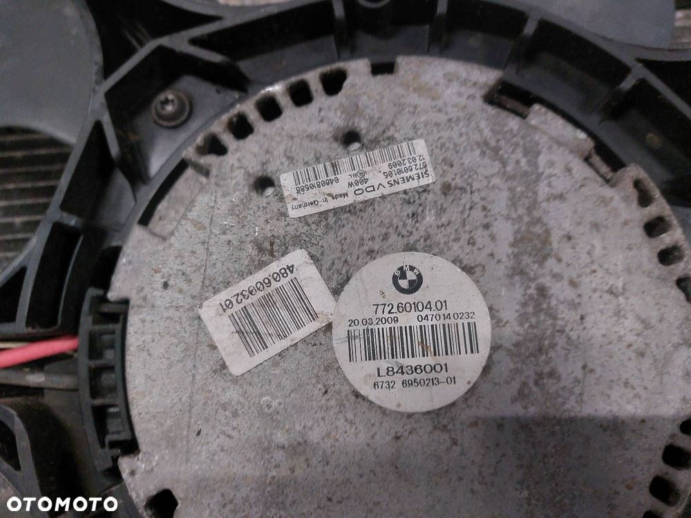 CHŁODNICE KOMPLET + WENTYLATOR BMW E61 520D 2.0 D 77260104 7805603 - 4