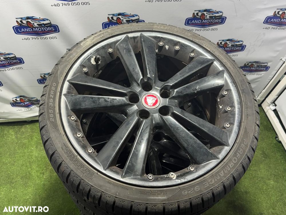 JANTE JAGUAR R20 / 5x108 / XF S PREMI / 225/35Z R20 8JX20CHX49.0 / 8W83-1007-EA+ CAUCIUCURI (X4) - 1