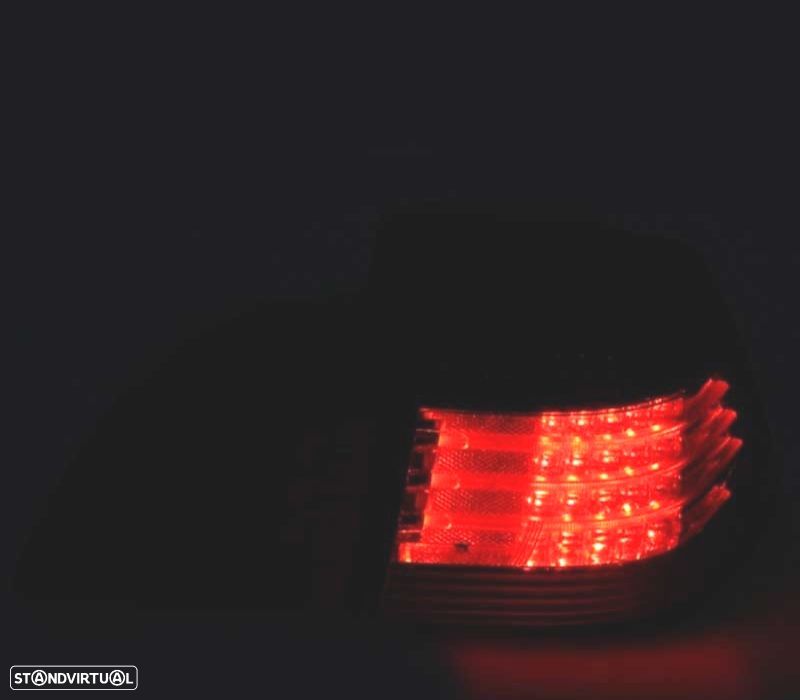 FAROLINS TRASEIROS LED BMW E61 TOURING 04-07 SMOKED FUAMDO ESCURECIDO - 2