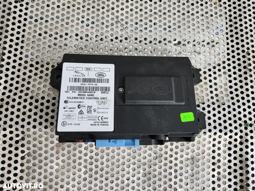 Modul Telefon Telematic Range Rover Evoque Discovery Sport An 2012-2013-2014-2015-2016-2017-2018 Cod DPLA-70718-NX Jaguar E/F Pace Dezmembrez Range Rover Evoque Facelift An 2015-2016-2017-2018-2019 2.0 D Automat 4x4 Volan Stanga - Dezmembrari Arad - 3