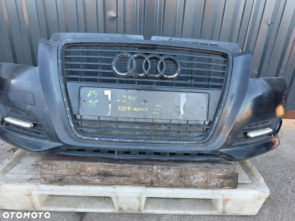 ZDERZAK PRZÓD AUDI A3 8P LIFT 2008-2011 MATOWY KOMPLETNY ! - 2
