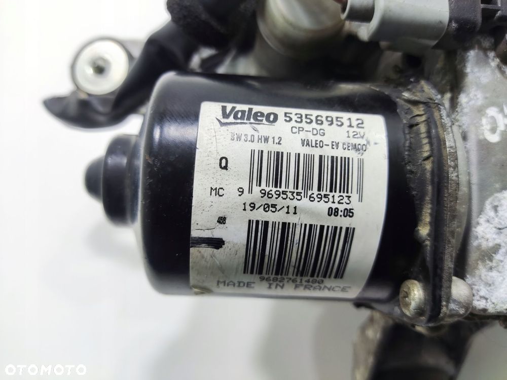 silniczek mechanizm wycieraczek prawy przód citroen c5 iii x7 9682761480 - 4