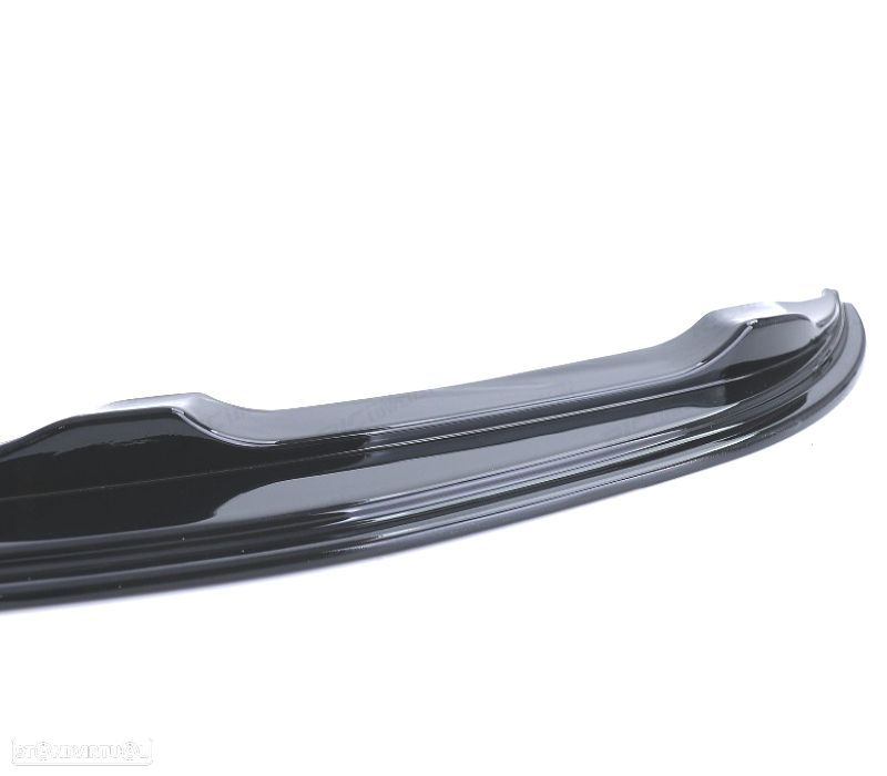 SPOILER LIP BMW E90 E91 05-08 LOOK M PRETO BRILHANTE - 3