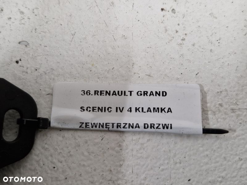 RENAULT GRAND SCENIC IV 4 KLAMKA ZEWNĘTRZNA DRZWI LEWY PRZÓD 806078862R - 10