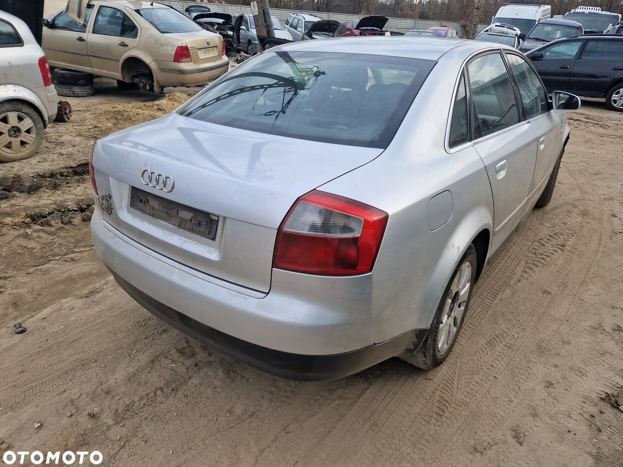 audi a4 b6 LY7W maska zderzak lampa grill błotnik drzwi zbiornik paliwa szyba lusterko klamka - 4