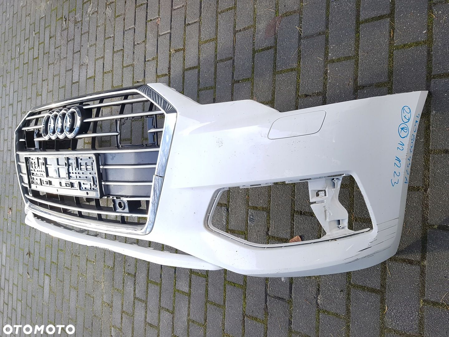 AUDI A6 C7 zderzak przód grill 4K0807437A - 4