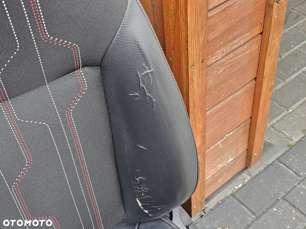 FOTELE PRZEDNIE KANAPA OPARCIE TYŁ BOCZKI PÓŁ SKÓRA OPEL CORSA D 3 DRZWI 3D EUROPA - 22