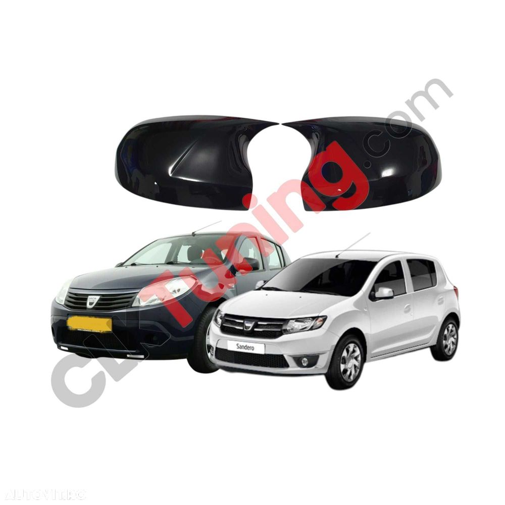 Capace oglinzi model Batman pentru Dacia Sandero 1 Sandero 2 - 1