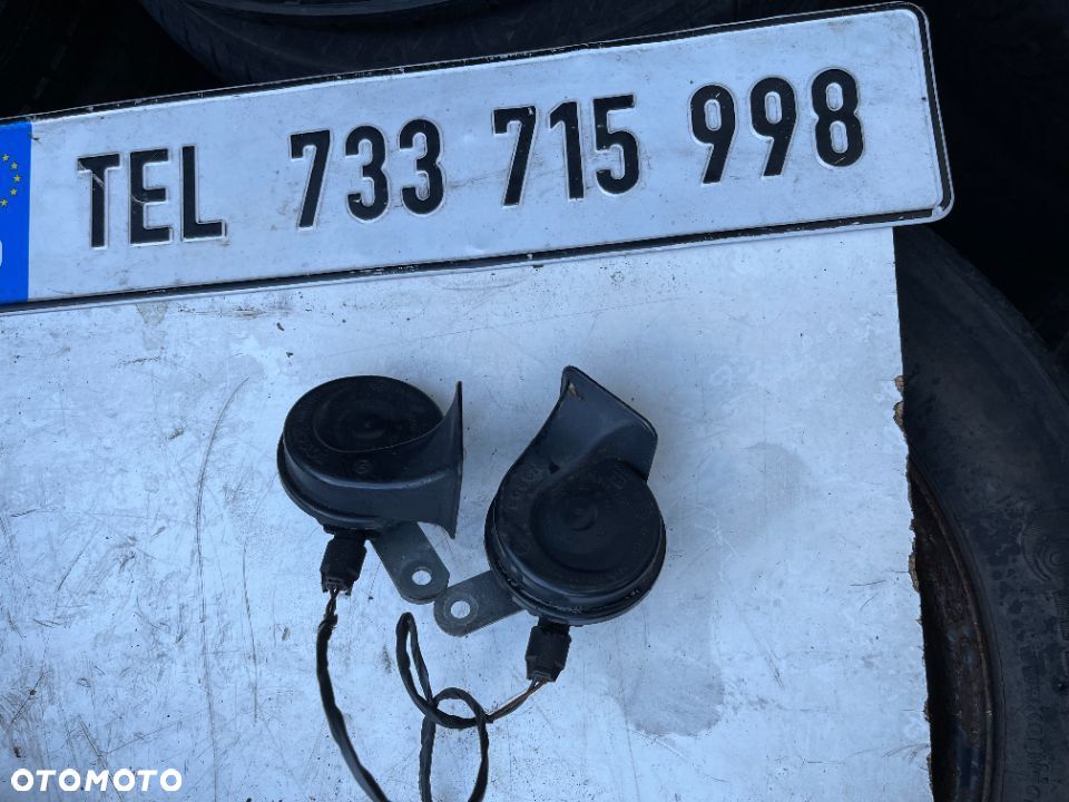 Klaksony wysokotonowy niskotonowy komplet Bmw - 1