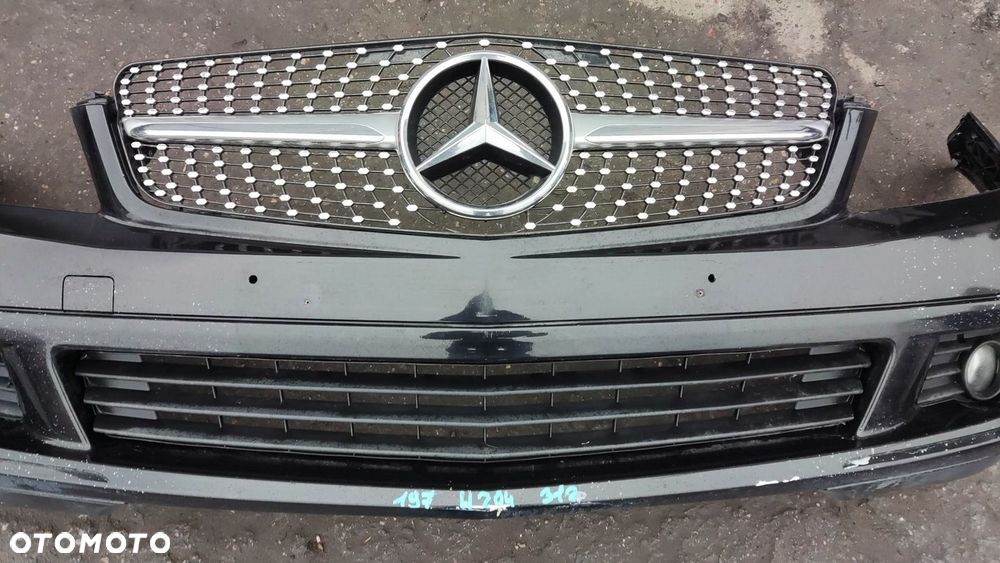 MERCEDES C W204 ZDERZAK PRZÓD ATRAPA KOMPLETNY 197 - 4