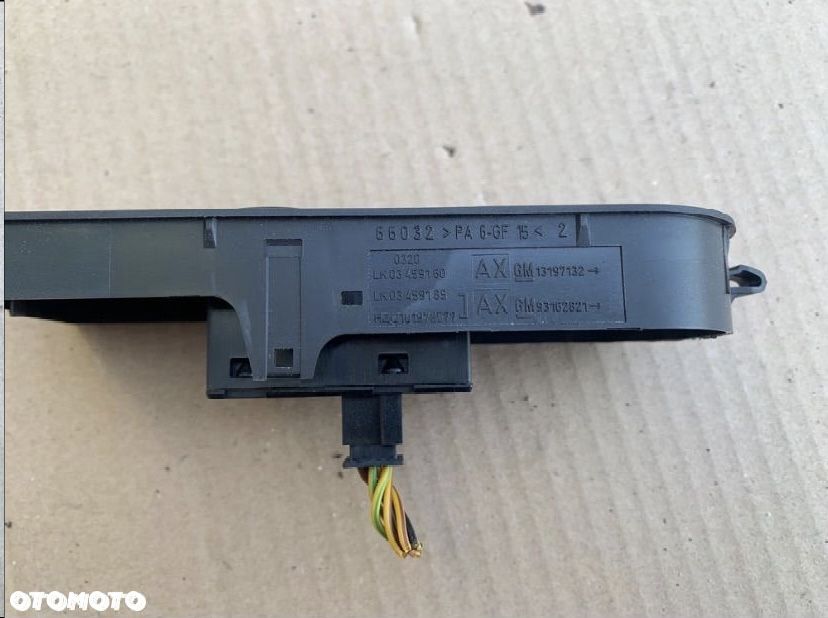 13197132 panel przełącznik szyby prawy Opel astra h 3 III zafira b - 3