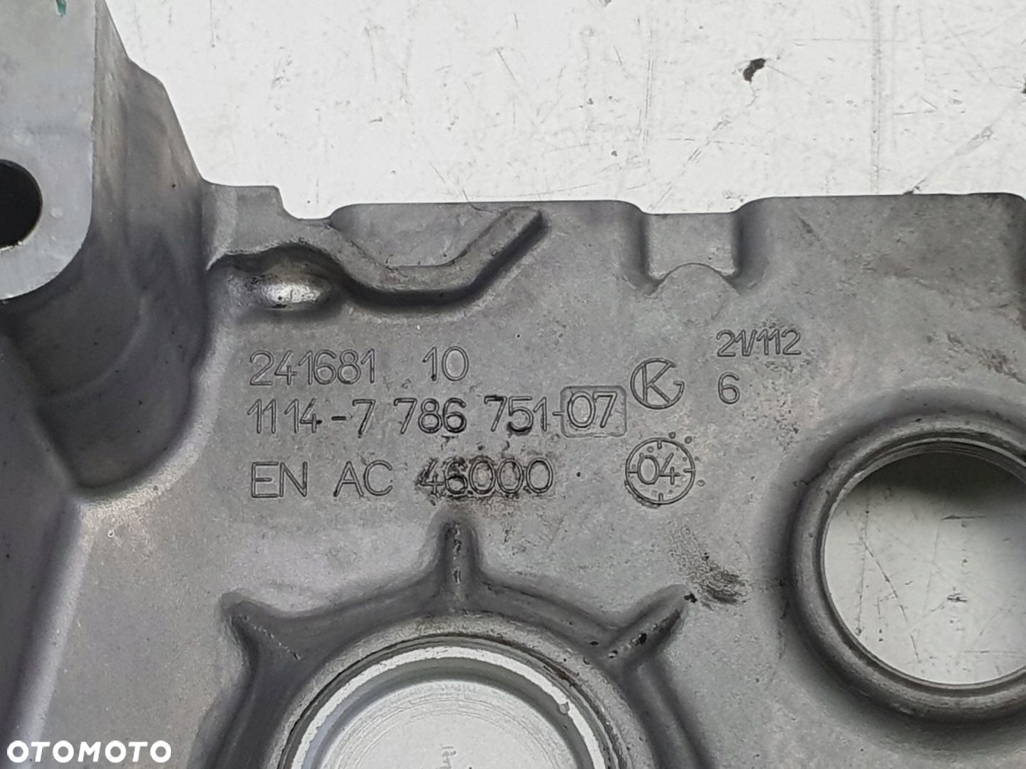 BMW E60 3.0 D M57 OBUDOWA ROZRZĄDU Osłona 7786751 - 2
