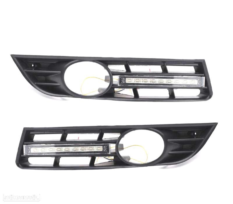 LUZ DIURNA LED VOLKSWAGEN VW PASSAT 05-10 + GRELHAS NEVOEIRO - 1