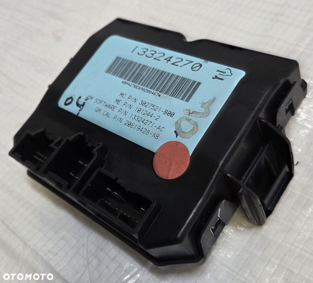 Moduł sterownik klapy tył bagażnika Opel Insignia A 13324270 - 3