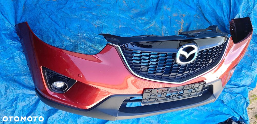 CZERWONY Kompletny Zderzak Przód Przedni + Grill Halogeny 4xPDC Mazda CX5 2012-2017 - 1