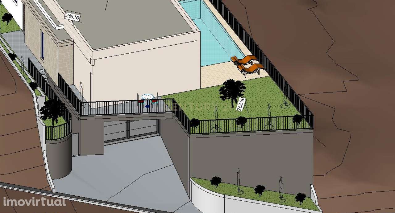 Casa Moderna - Ribeira Brava com Vista Mar e Piscina - Grande imagem: 4/6