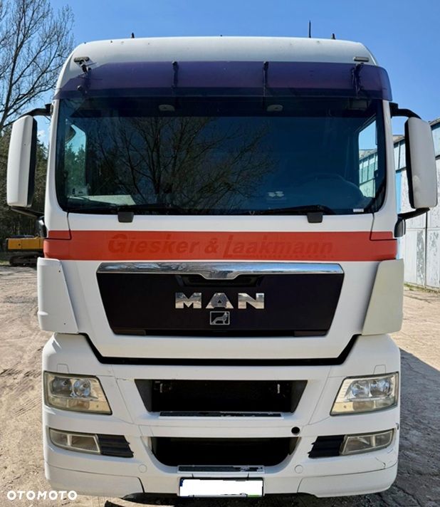 MAN TGX 26.480 6x2 XLX HIAB XS 144DS-3 PRO DŁ:10.5m AUTOMAT RETARDER KLIMA OŚ PODNOSZONA I SKRĘTNA DŁ:PAKI:6.4m BURTY ALUMINIOWE + PRZYCZEPA SCHWARZMULLER BURTOWA DŁ:7m 2009r EURO 5 - 12