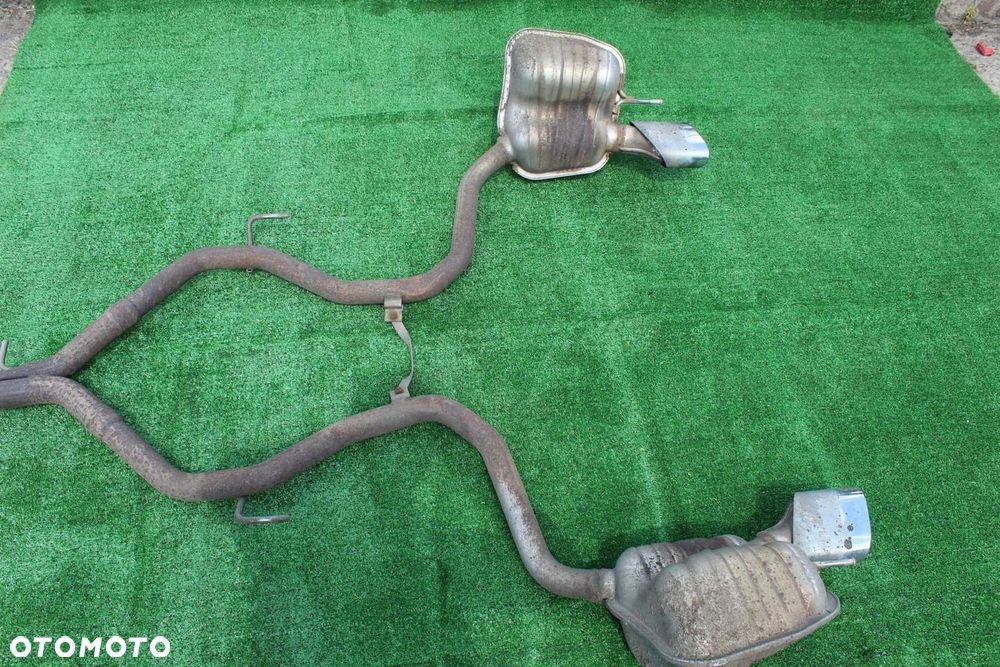 Układ wydechowy kompletny katalizatory tłumik Mercedes SL R230 SL500 - 8