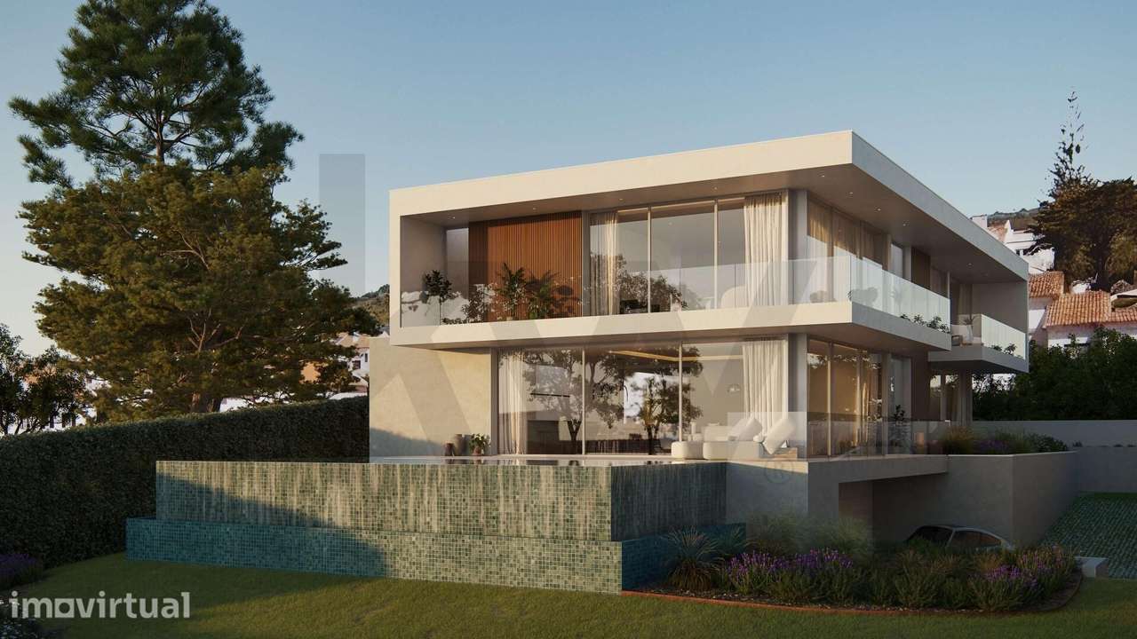 Moradia Contemporânea em fase final de construção nas Azenhas do Mar - Grande imagem: 2/16