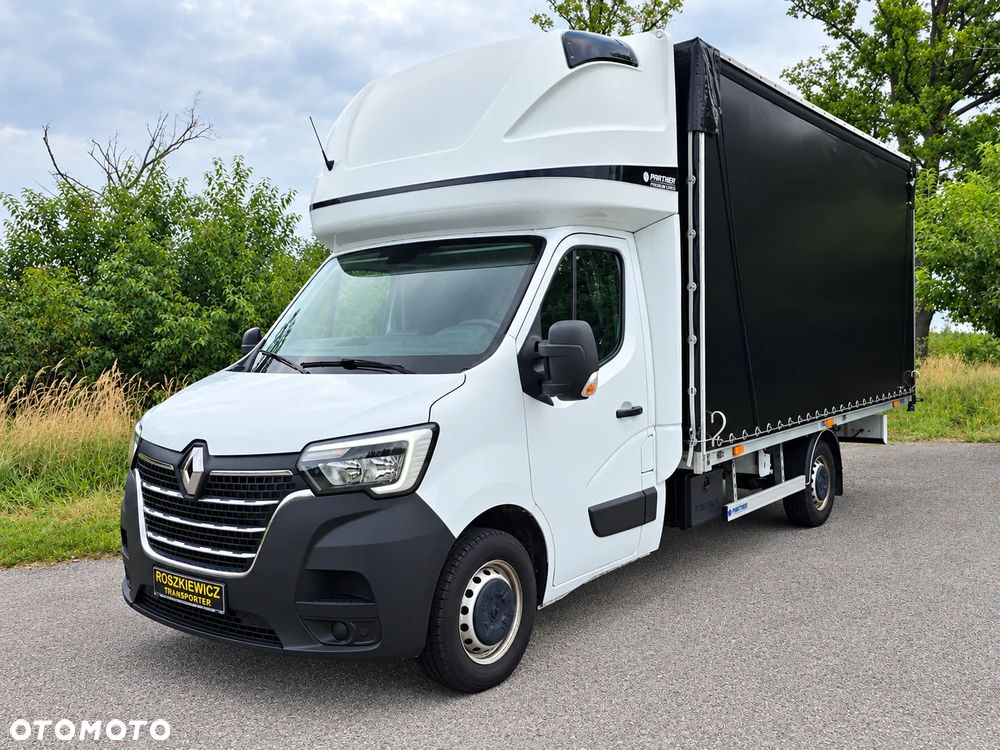 Renault Master 10 EP, Salon PL ASO ,bezwypadkowy, 2023r ,BURTO FIRANA ,poduszki pneumatyczne tylnej osi, fotel kierowcy pneumatyczny, nowa plandeka