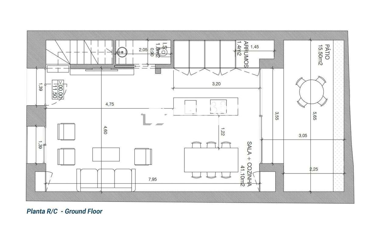 Moradia no Centro Histórico de Faro com Pátio Privado - Grande imagem: 5/23