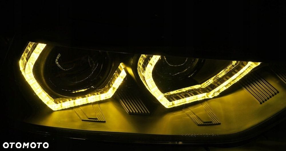 Reflektory Lampy kpl Ringi Angel Engel U Led Yellow Tuning Bmw 3 f30 f31 - 4