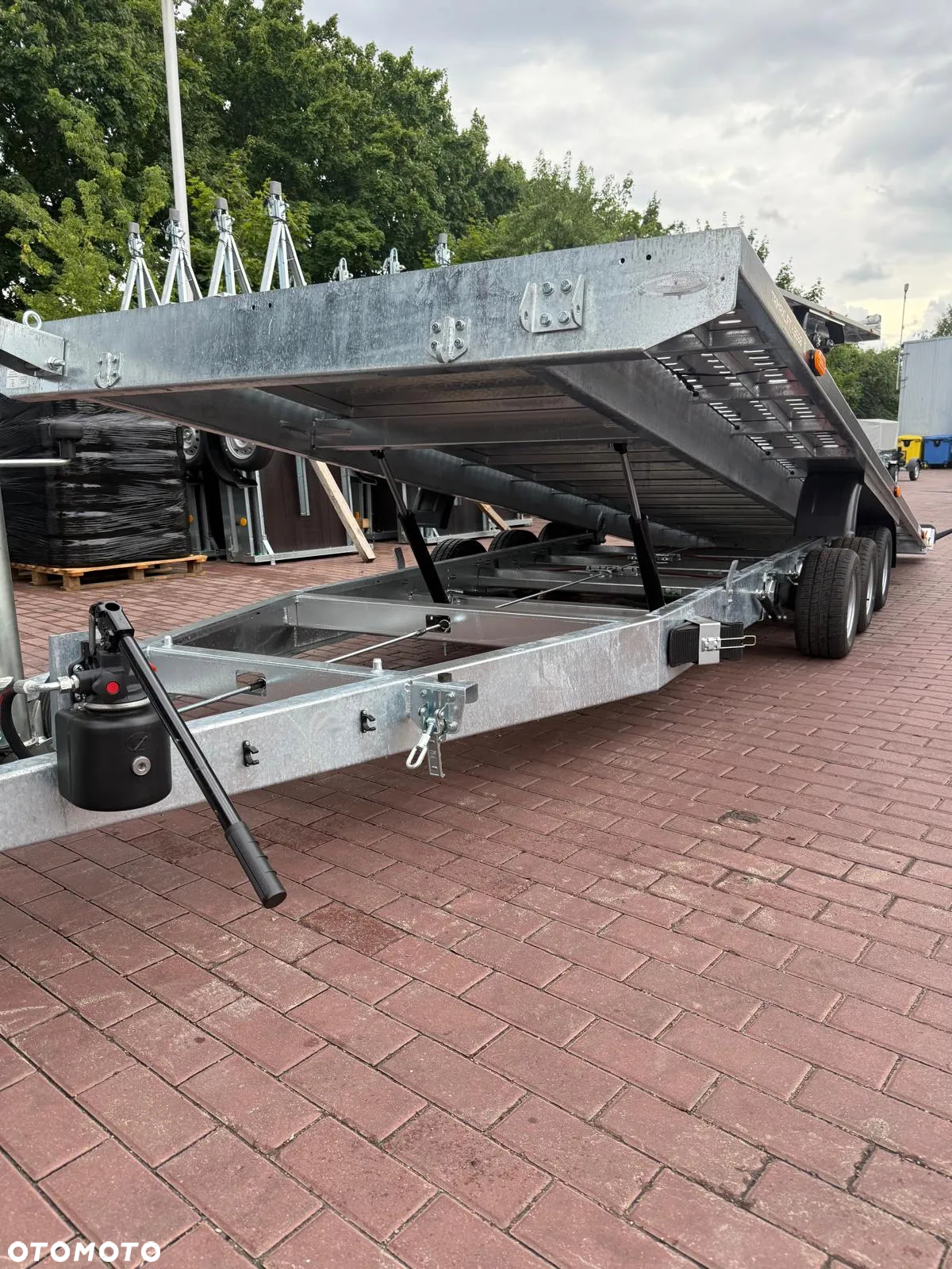 Inny Balhanger TRIMAXLIFT 3560 Wypełnienie Aluminium 600x210 3 osie DMC 3500kg uchylana hydraulicznie MOCNA - 14