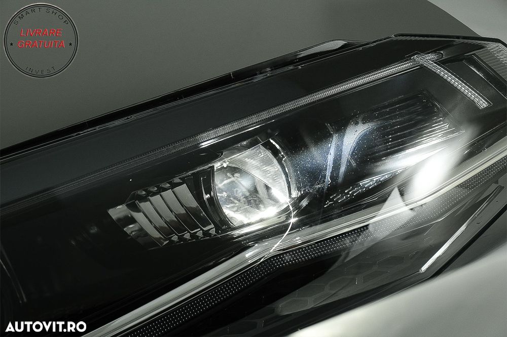 Faruri LED VW Polo AW MK6 (2018-2020) Semnal Dinamic Secvential- livrare gratuita - 18