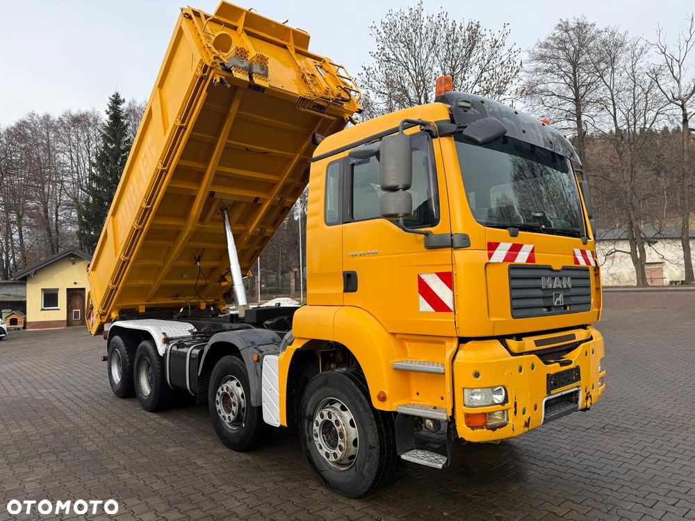 MAN 35.440 TGA wywrotka 8x4, 3-str. DAUTEL, BORDMATIC, 414 t.km., 20 TON! - 5