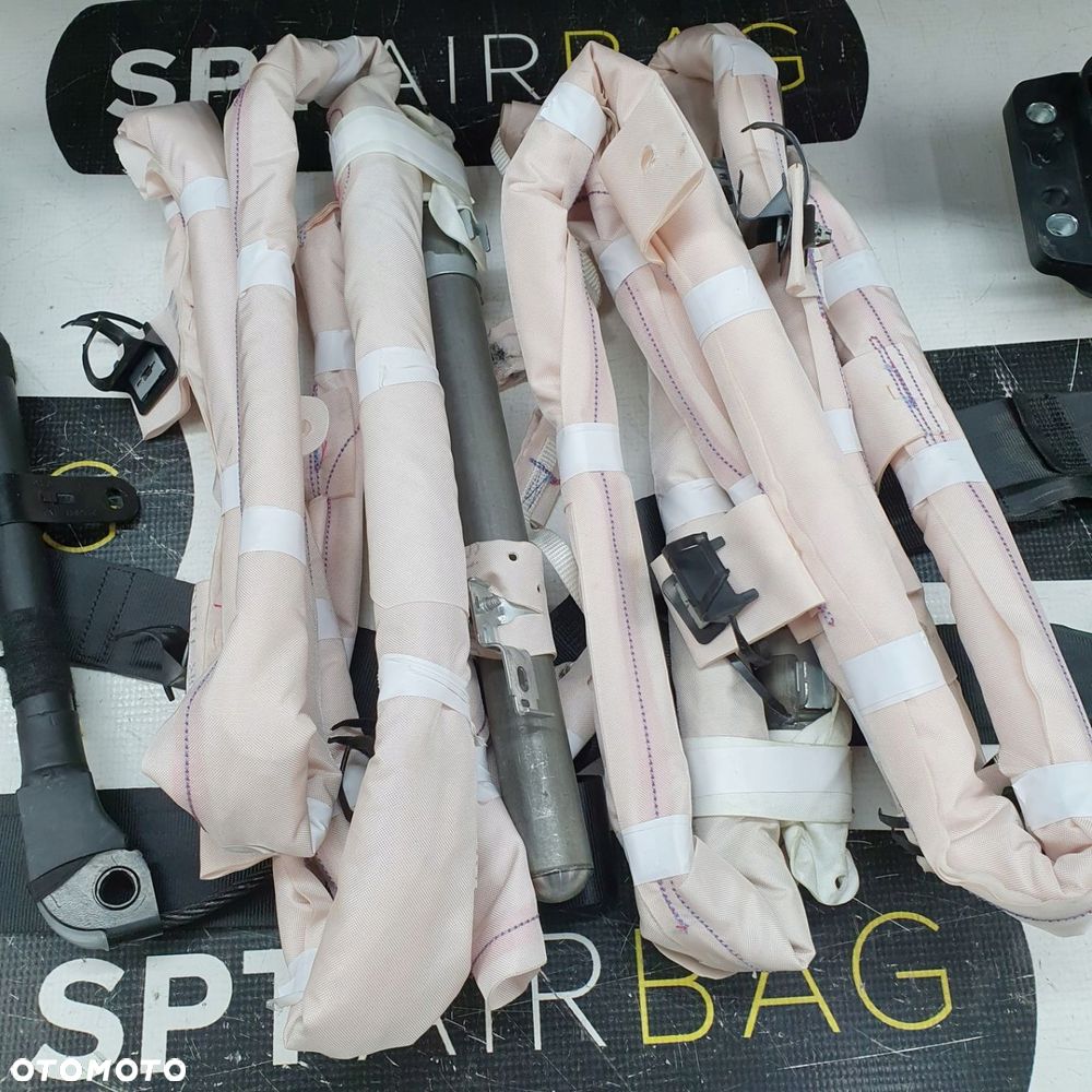 VW CADDY 2K7 DESKA ROZDZIELCZA KONSOLA KOKPIT PULPIT PODUSZKI AIRBAG AIR BAG PASY KURTYNY KIT SET - 12