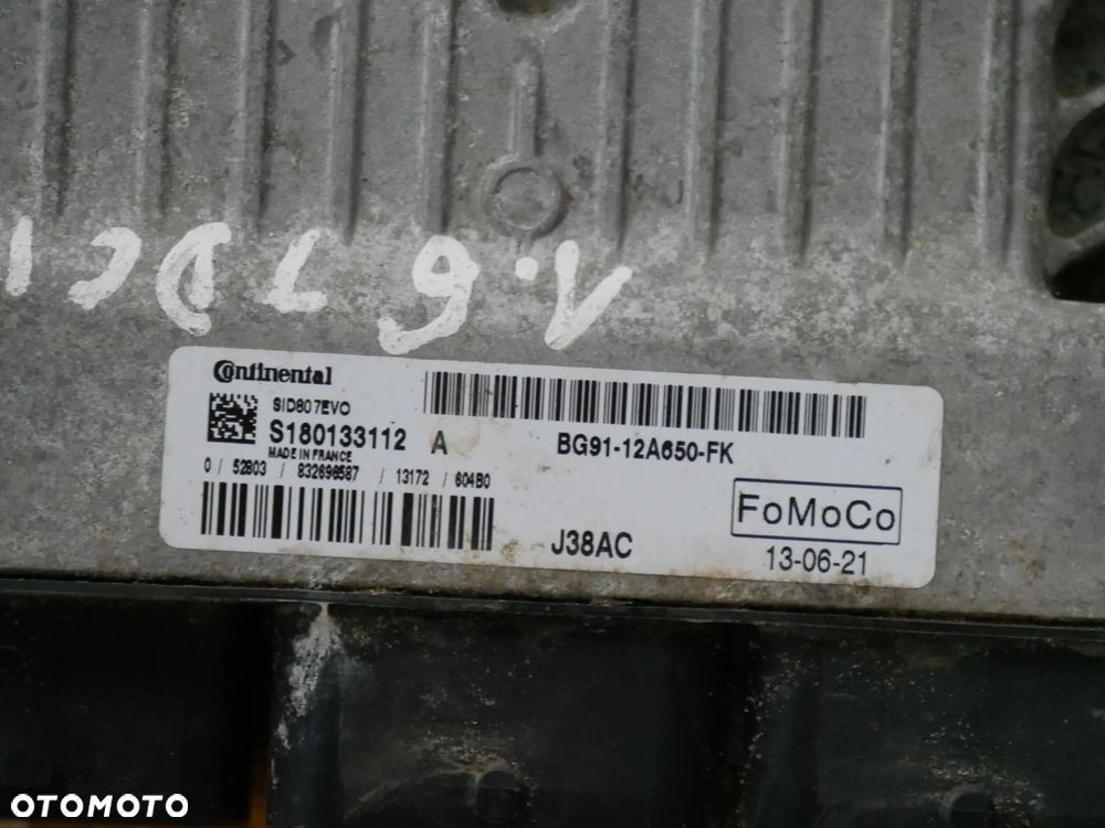 STEROWNIK SILNIKA FORD S-MAX 1.6 TDCI 13' BG91-12A650-FK - 2