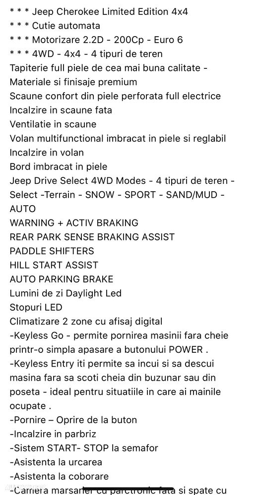 Jeep Cherokee 2.2 MJet AWD Limited - 36