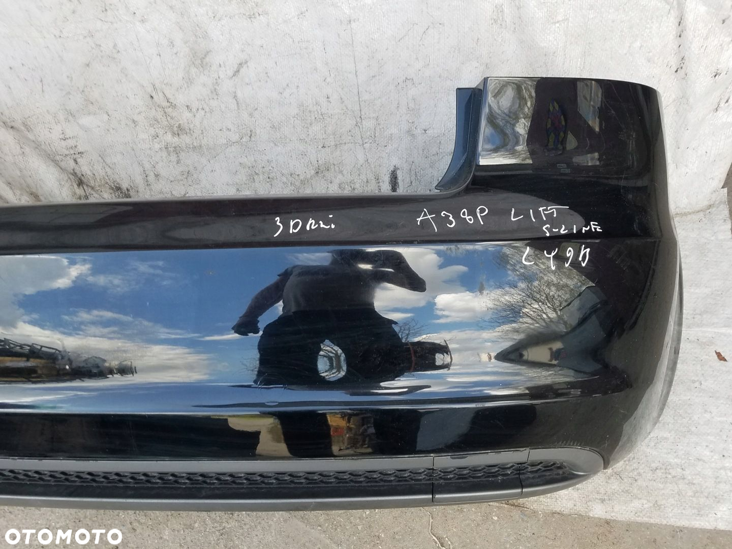 ZDERZAK TYŁ AUDI A3 8P LIFT S-LINE SLINE KOD LY9B - 5
